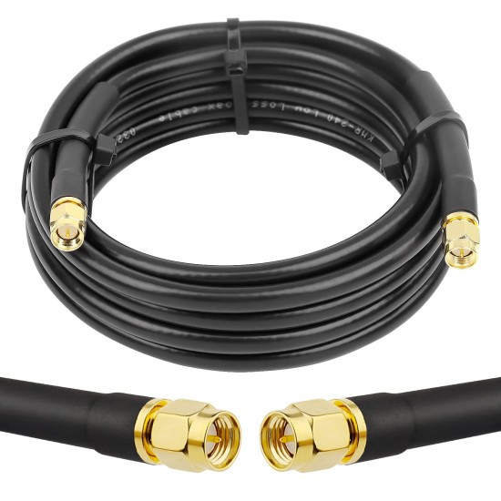 LMR 240 Cable SMA-MALE SMA-MALE GHz-6 Coaxial Kablo