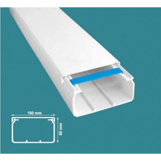 Kanalet 100x60 Plastik Kablo Kanalı Pvc