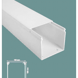 Kanalet 100x100 Plastik Kablo Kanalı Pvc